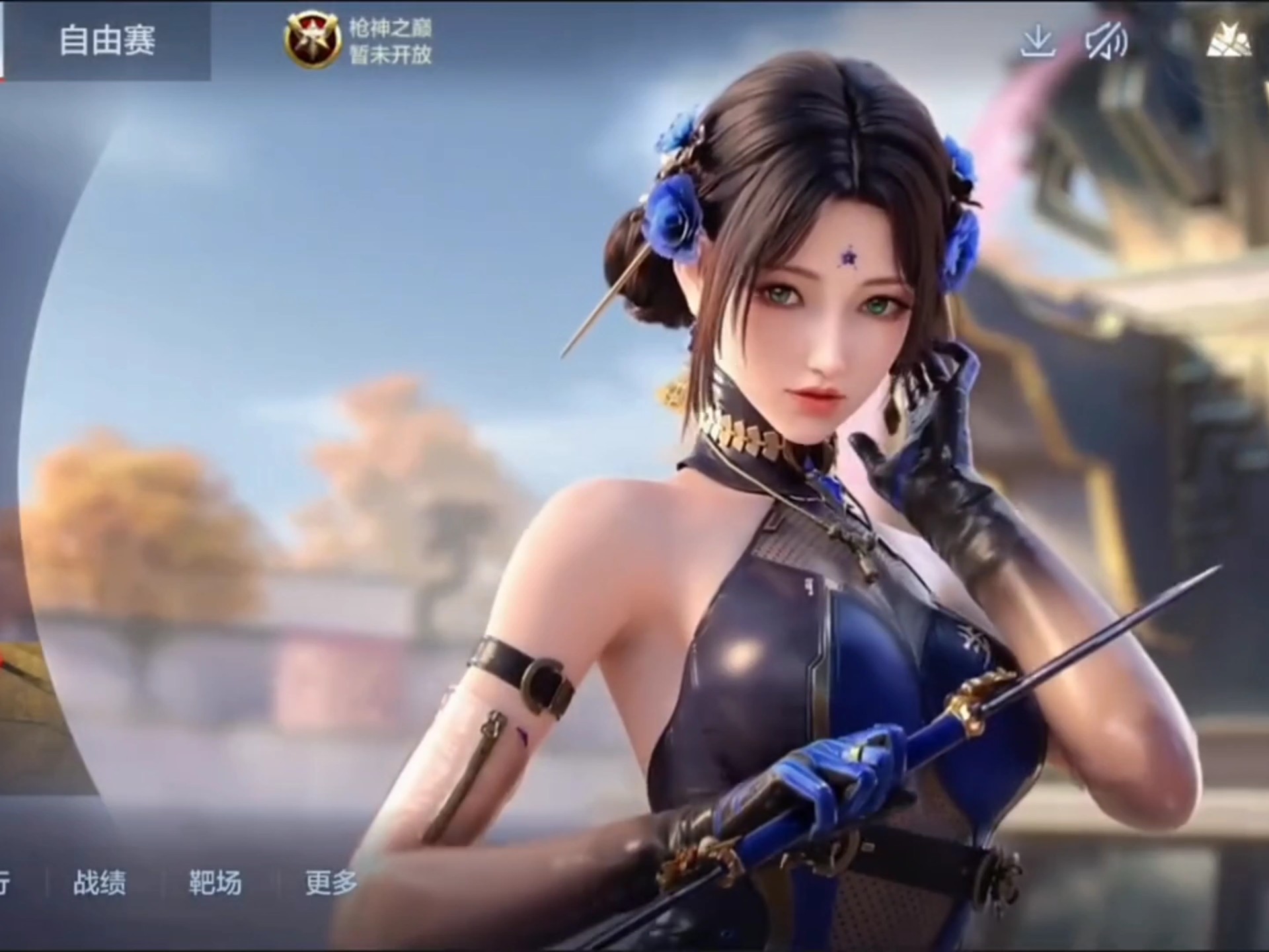 在塔口